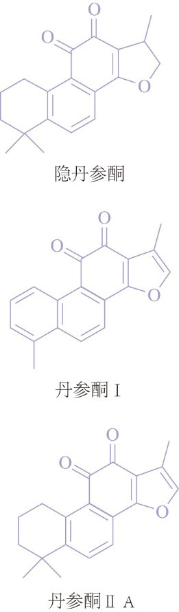 丹参酮i,化学名为1,6-二甲基-菲并[1,2-b]呋喃-10,11-二酮,分子式为c